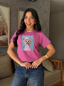 T-SHIRT DTF DOGUE - ROXO MAGIC