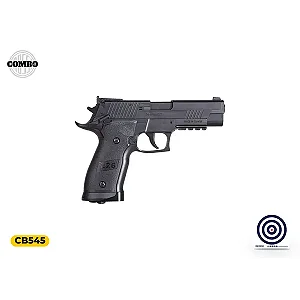 Pistola de Pressão CO2 Rossi P226 X-4 NBB 4,5 mm + Alvo
