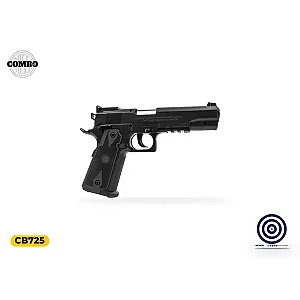 Pistola de Pressão CO2 Rossi 1911 Tactical 4,5 mm + Alvo