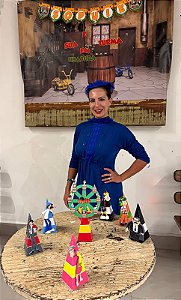 Fantasia Bruxa do 71 adulto com chapeu