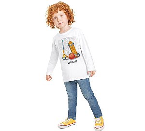 Camiseta M/Malha Masculino Infantil