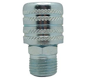 Engate rápido p/ Ar 1/4" x 1/2" Macho - Conelub