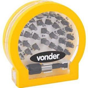 Bits / Ponteira CRV C/ 32PC Enc 1/4 VONDER