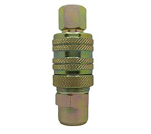 ENGATE RAPIDO PNEUMATICO 1/2 X M-16 FEMEA COMPLETO
