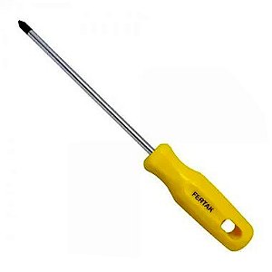 CHAVE PHILLIPS CROMO VANÁDIO 1/4" x 8" - Fertak