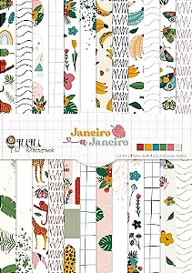 Bloco de Folhas A5 - Coleções Juju Scrapbook