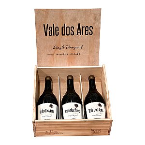 Vale dos Ares Vinha da Coutada Single Vineyard Branco 2019 - Caixa de Madeira com 3 garrafas