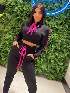Conjunto de Tricô Sal e Pimenta