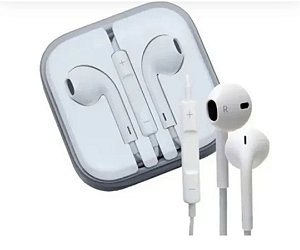 Fone De Ouvido Com Fio Estereo Para iPhone Conector P2 P3