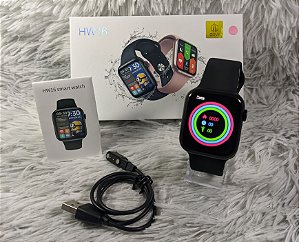 Smartwatch Hw16 44mm Serie6 Preto Tela Infinita