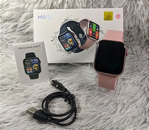 Smartwatch Hw16 44mm Serie6 Rosa Tela Infinita