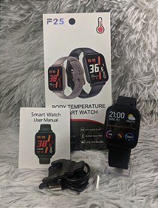 Smartwatch F25 Preto