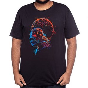 Camiseta Darth Vader Aquarela