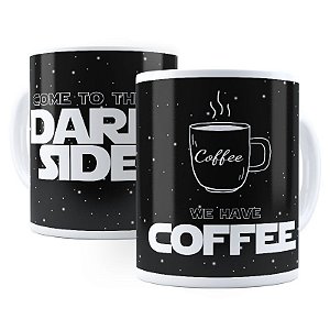 Caneca Dark Side Coffee