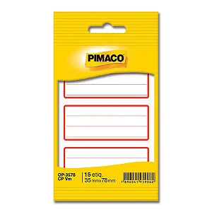 Etiqueta  Escolar com Pauta - PIMACO