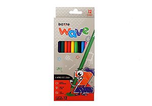 Lápis de Cor 12 Cores Waze - BAZZE