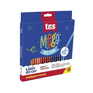 Lápis de Cor 48 Cores - TRIS