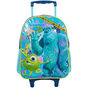 Mochila com Rodinhas Monstros S.A - XERYUS