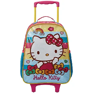 Mochila com Rodinhas Hello Kitty - XERYUS