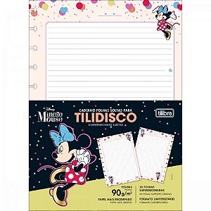 Refil Tilidisco Universitário Minnie Mouse - TILIBRA