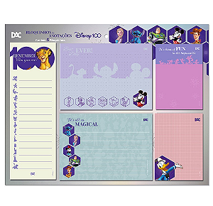 Bloco de Anotações Disney 100 - DAC