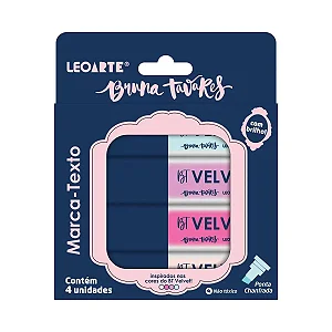 Marca-Texto com Brilho Bruna Tavares - LeoArte