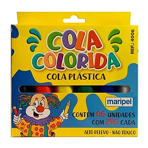 Cola Colorida 6 cores | Maripel
