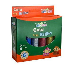 Cola Com Brilho 6 Cores | Leo & Leo