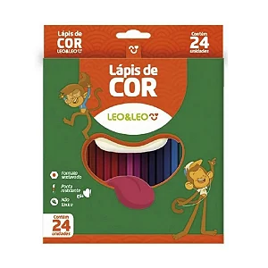 Lápis de Cor 24 Cores | Leo&Leo