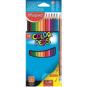 Lápis de Cor Color’Peps 12 Cores | Maped