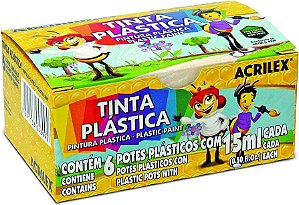Tinta Plástica 6 Cores | Acrilex