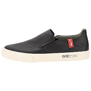 Tênis masculino philadelphia leather coca cola cc2417 - COCA-COLA