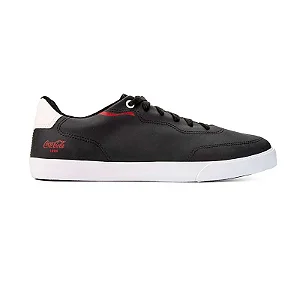Tênis Coca-Cola Shoes Grand Town Preto Branco