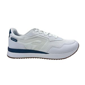 Tênis Adrun Join Branco/Marinho/Caramelo Masculino Branco