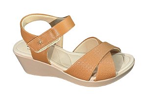 Sandália Softli Feminina Casual Anabela Antiderrapante