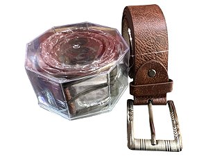 CINTO EM COURO SINTETICO MASCULINO