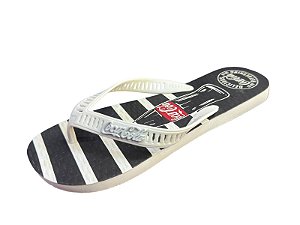 Sandália Masculina Coca-Cola CC4437 Branco/Preto