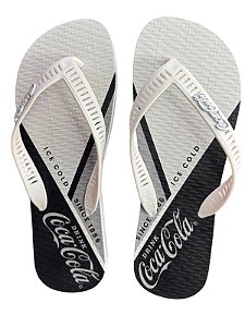 Sandália Masculina Coca-Cola CC4526 Branca