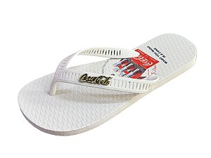 Sandália Masculina Coca-Cola CC4690 Branca