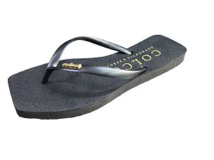 Sandália Feminina Colcci Fashion Square Preta