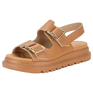 Sandália Feminina Flat Modare 7200.102 Marrom