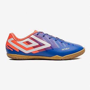 Chuteira Masculina Futsal Umbro Action – Blue/Coral