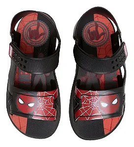 Sandália Infantil Homem-Aranha Meninos Grendene Kids – Preto 22860