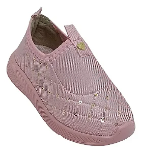 Tênis Infantil Molekinha Lantejoula Lycra Pérola – 2723.117