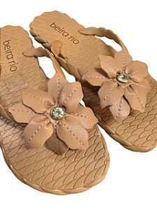 Chinelo Feminino Beira Rio com Flor 8557.105