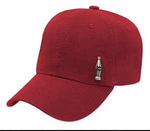 BONE COCA COLA BASICO METAL COKE GARRAFINHA JULIA PT U VERMELHO ME BLOOD 137