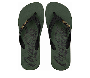 Chinelo Masculino Coca-Cola Original CC4851 – Musgo/Preto