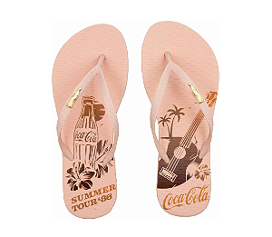 Sandália Feminina Coca-Cola CC4821 – Rose