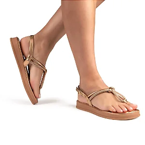 Sandália Dakota Flatform Metalizada Y8774