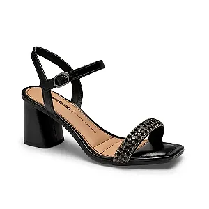 Sandália Feminina Dakota Salto Alto Y9764 - Preto